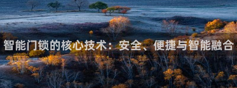 新利记官网：智能门锁的核心技术：安全、便捷与智能融合