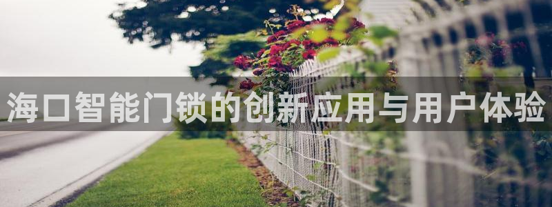 利记体育在线官网：海口智能门锁的创新应用与用户体验