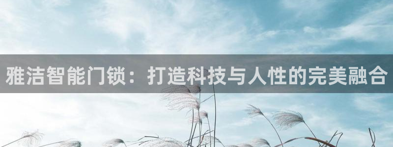 香港利记集团官网招聘：雅洁智能门锁：打造科技与人性的完美融合