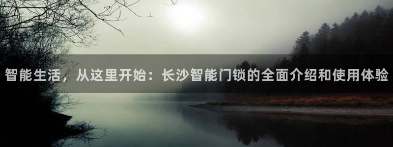 利记官网官方网址：智能生活，从这里开始：长沙智能门锁的全面介