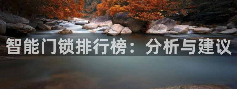 利记app官网：智能门锁排行榜：分析与建议