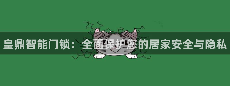 利记官网电脑版：皇鼎智能门锁：全面保护您的居家安全与隐私