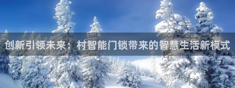 利记体育官网地址：创新引领未来：村智能门锁带来的智慧生活新模