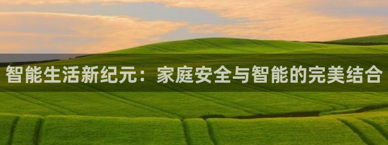 利记官网行业领导者：智能生活新纪元：家庭安全与智能的完美结合