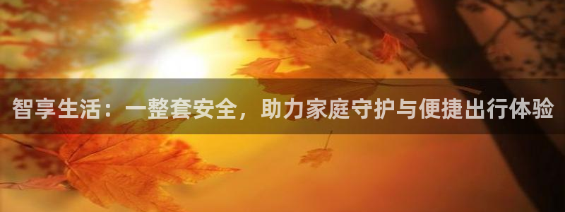 利记彩票官网：智享生活：一整套安全，助力家庭守护与便捷出行体