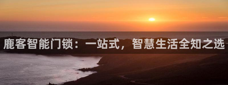 利记彩票官网：鹿客智能门锁：一站式，智慧生活全知之选