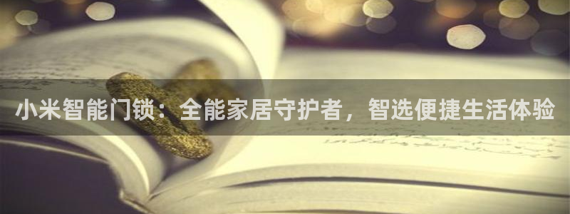 利记坊官网注册账号：小米智能门锁：全能家居守护者，智选便捷生