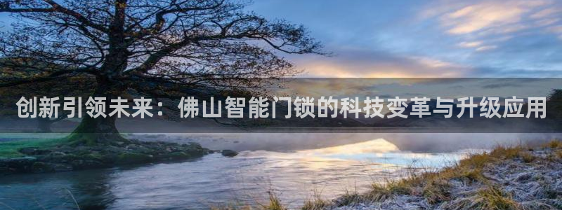 利记科技有限公司官网：创新引领未来：佛山智能门锁的科技变革与