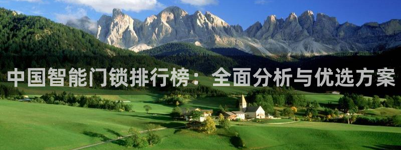 利记彩票官网网址官网hd71：中国智能门锁排行榜：全面分析与
