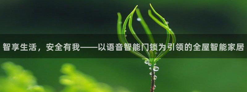 利记官网是真的吗：智享生活，安全有我——以语音智能门锁为引领